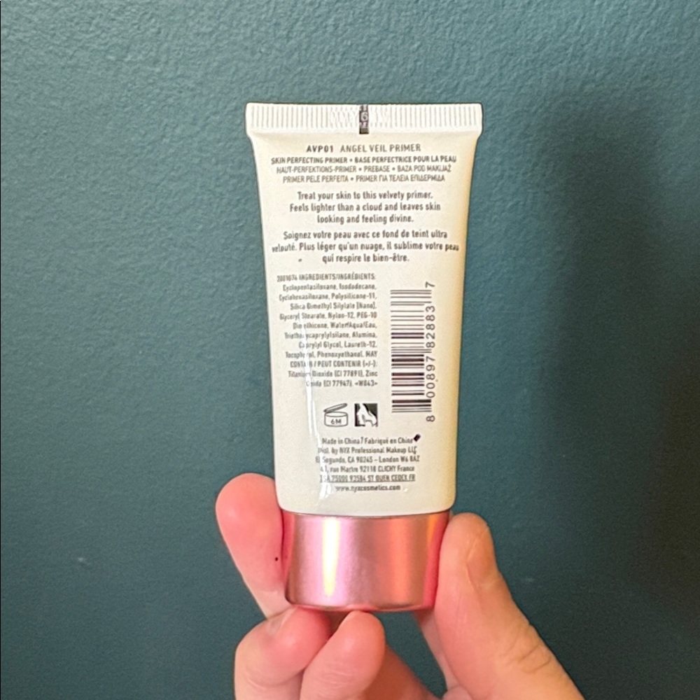 NWT NYX Angel Veil Skin Perfecting Primer Base for Makeup - Picture 2 of 4